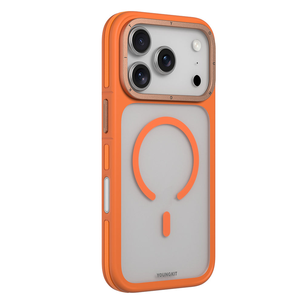 Youngkit Rock Sand Serisi iPhone 17 Pro M-safe Telefon Kılıfı Youngkit Rock Sand Serisi iPhone 17 Pro M-safe Telefon Kılıfı